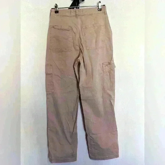 Hollister Ultra High Rise Dad Pant Cargo Baby Pink Size 4 R - Picture 2 of 6